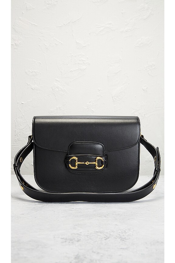 view 2 of 8 Gucci Horsebit Shoulder Bag in Black