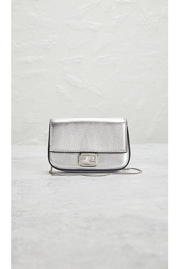 view 2 of 7 SAC PORTÉ ÉPAULE FENDI in Silver