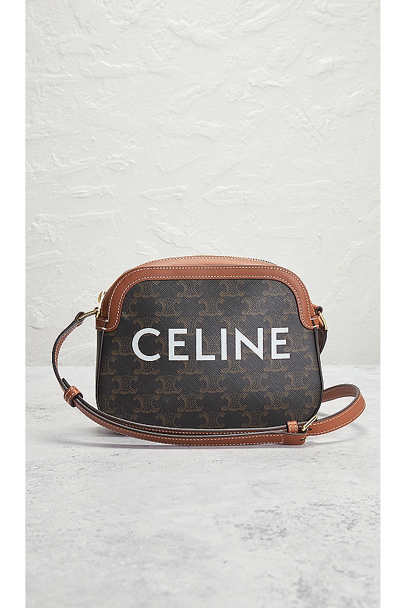 view 2 of 6 Celine Triomphe Shoulder Bag in Brown