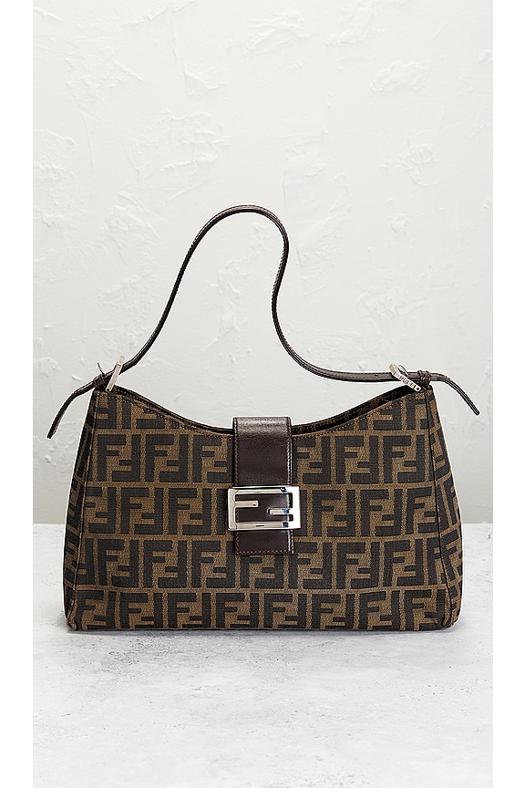 view 2 of 8 Fendi Zucca Shoulder Bag in Brown