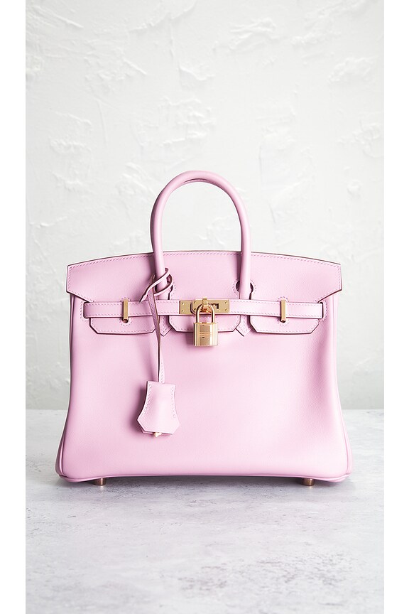 view 2 of 8 Hermes Birkin 25 Handbag in Mauve Silvestre