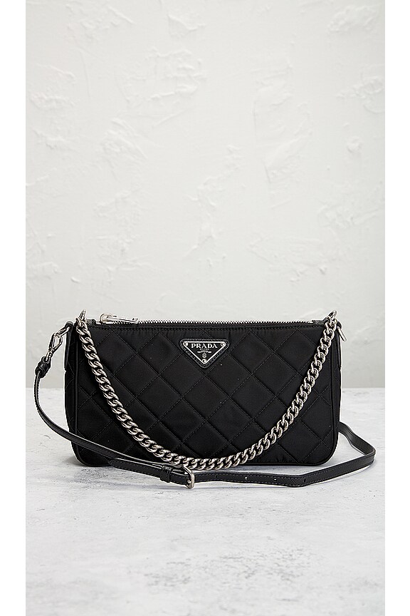 view 2 of 8 SAC PORTÉ ÉPAULE PRADA in Black