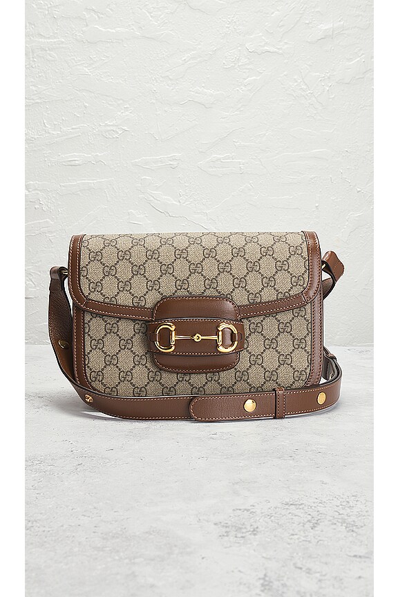 view 2 of 8 Gucci Horsebit 1955 Shoulder Bag in Beige
