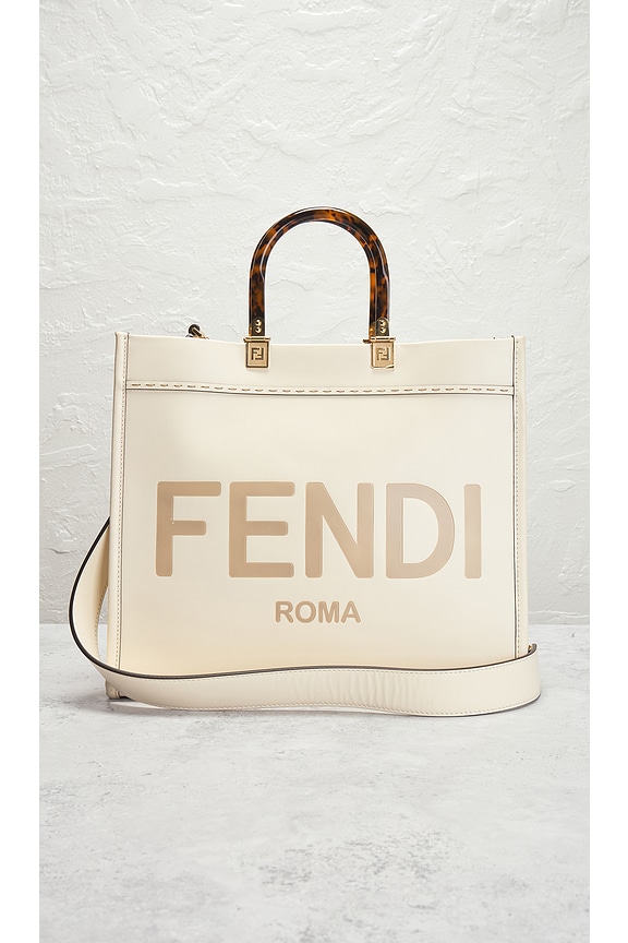 view 2 of 8 СУМКА ТОУТ FENDI in Ivory