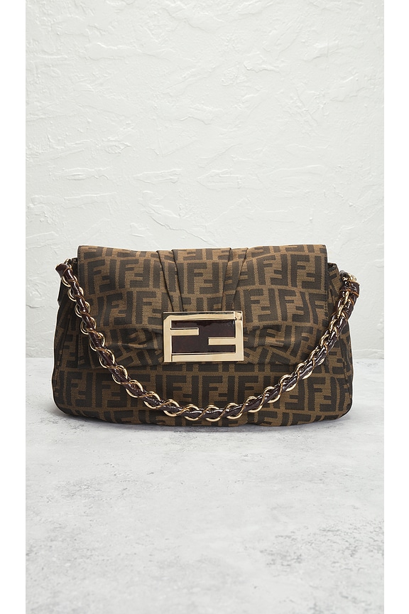 view 2 of 8 SAC PORTÉ ÉPAULE FENDI in Brown