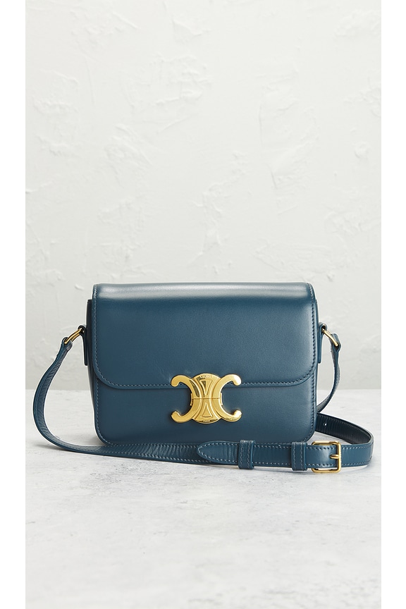 view 2 of 9 Celine Triomphe Shoulder Bag in Blue