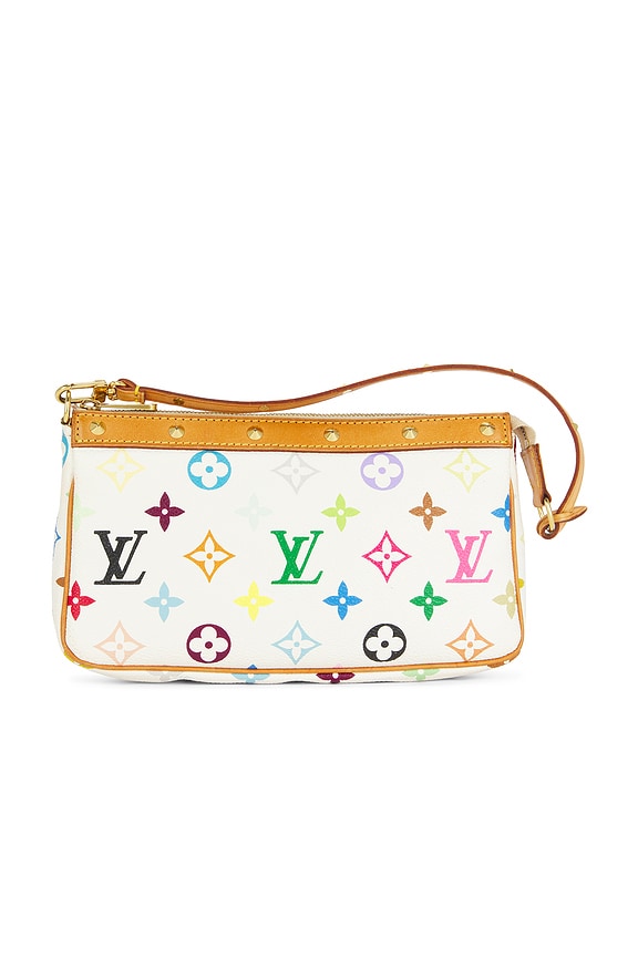 Fwrd Renew Louis Vuitton Accessoires Pochette Shoulder Bag In White Revolve 