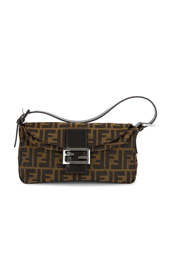 view 1 of 10 Fendi Zucca Shoulder Bag in Brown