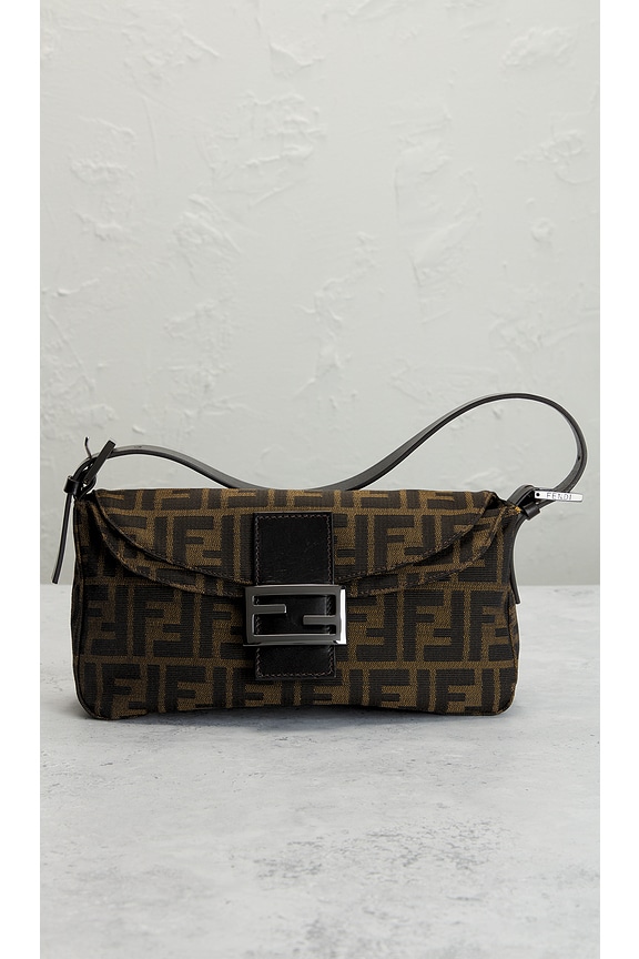 view 2 of 10 Fendi Zucca Shoulder Bag in Brown