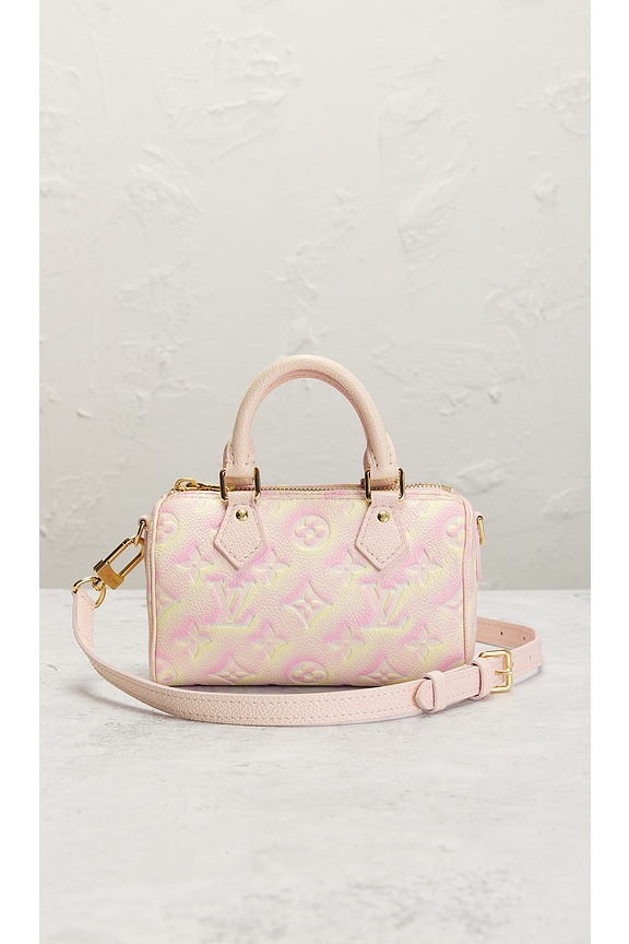 view 2 of 9 Louis Vuitton Summer Stardust Nano Speedy Handbag in Pink