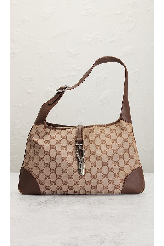 view 2 of 10 Gucci Jackie Shoulder Bag in Beige