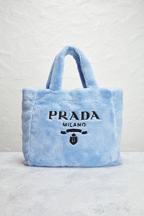 view 2 of 8 СУМКА ТОУТ PRADA in Blue