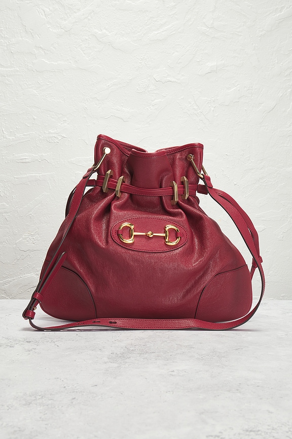 view 2 of 8 Gucci Horsebit 1955 Messenger Bag in Red