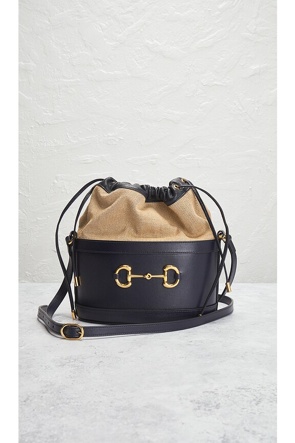 view 2 of 8 Gucci Horsebit 1955 Bucket Bag in Black