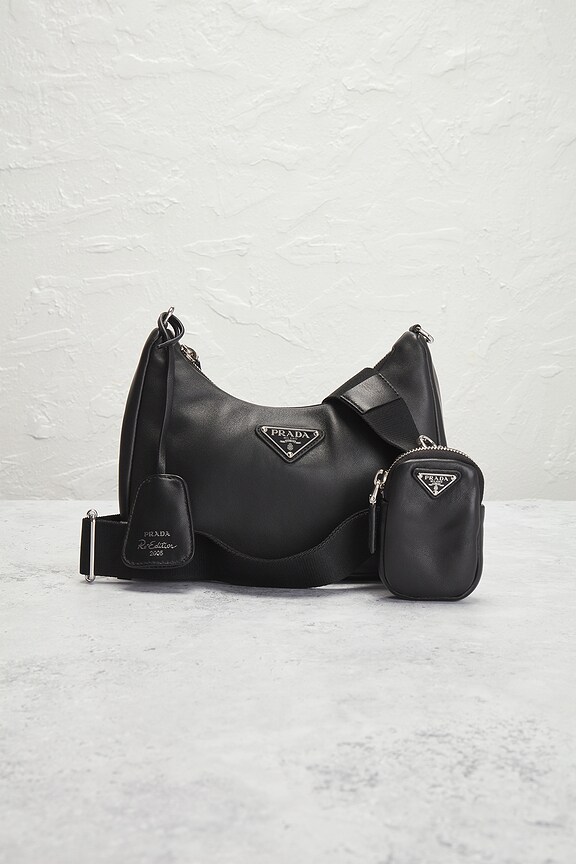 view 2 of 7 PRADA 숄더백 in Black
