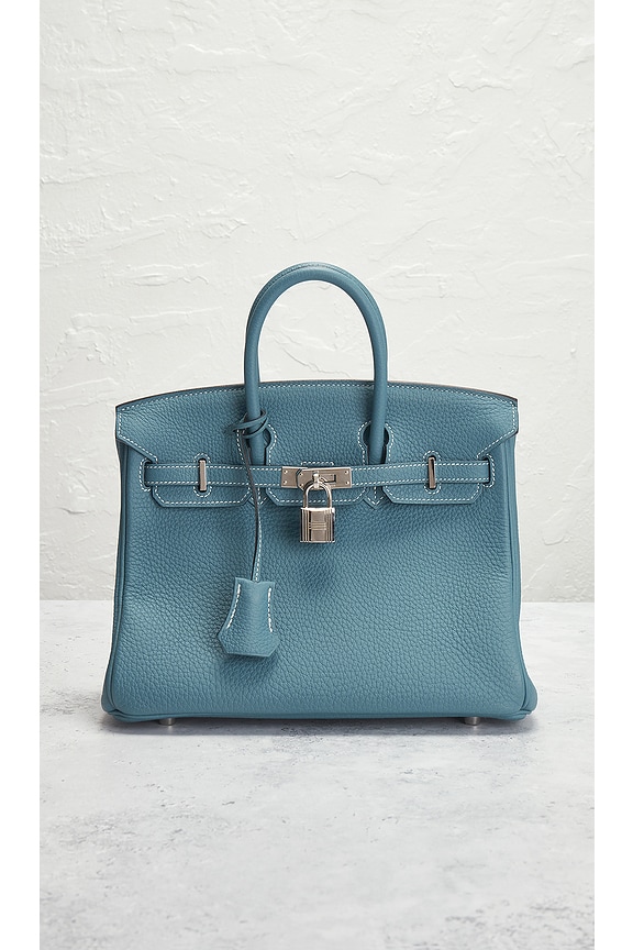 view 2 of 7 BOLSO HERMES in Blue Jean