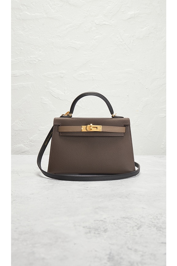 view 2 of 7 SAC À MAIN HERMES in Etoupe