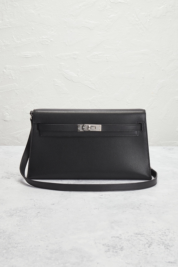 view 2 of 7 SAC PORTÉ ÉPAULE HERMES in Black