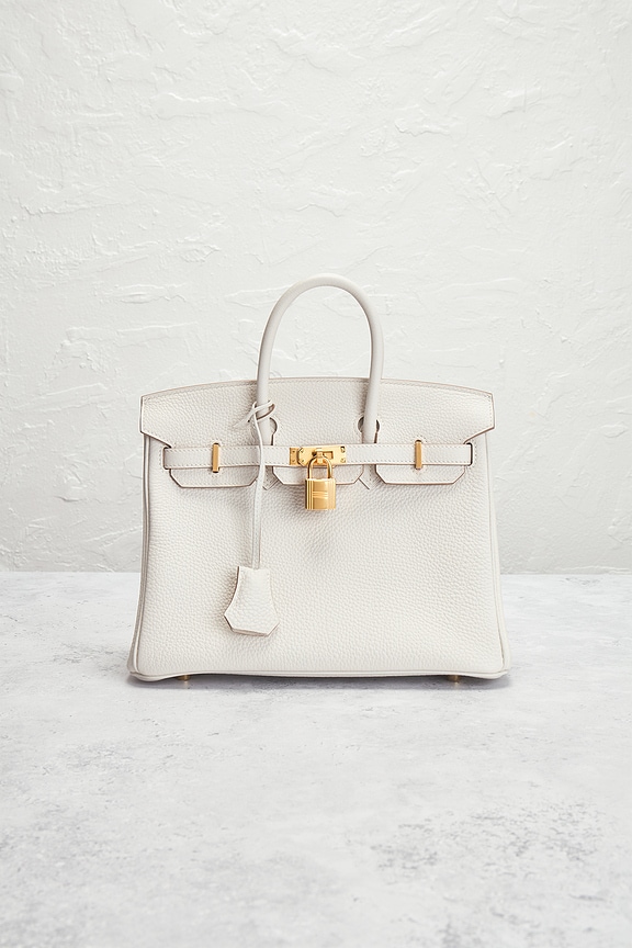 view 2 of 7 Hermes Togo Birkin 25 Handbag in Gris Pearl