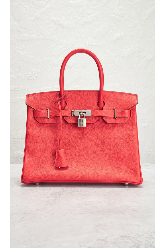 view 2 of 8 HERMES 핸드백 in Red