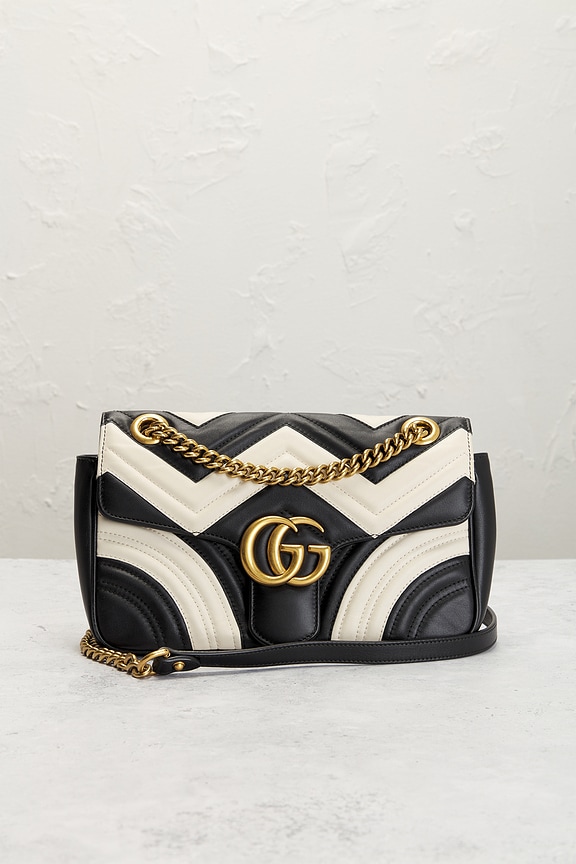 view 2 of 10 BOLSO HOMBRO GUCCI in Black & White