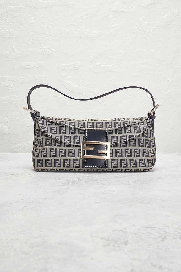 view 2 of 8 Fendi Mama Zucchino Baguette Shoulder Bag in Beige