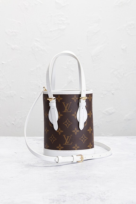 view 2 of 8 Louis Vuitton Monogram Nano Bucket Bag in Brown