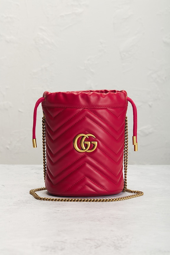 view 2 of 9 СУМКА-МЕШОК GUCCI in Red