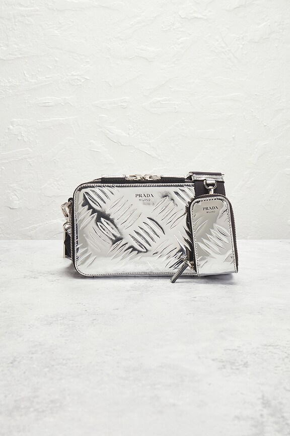 view 2 of 8 BOLSO HOMBRO PRADA in Silver