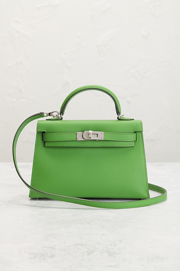 view 2 of 7 BOLSO HERMES in Vert Yucca