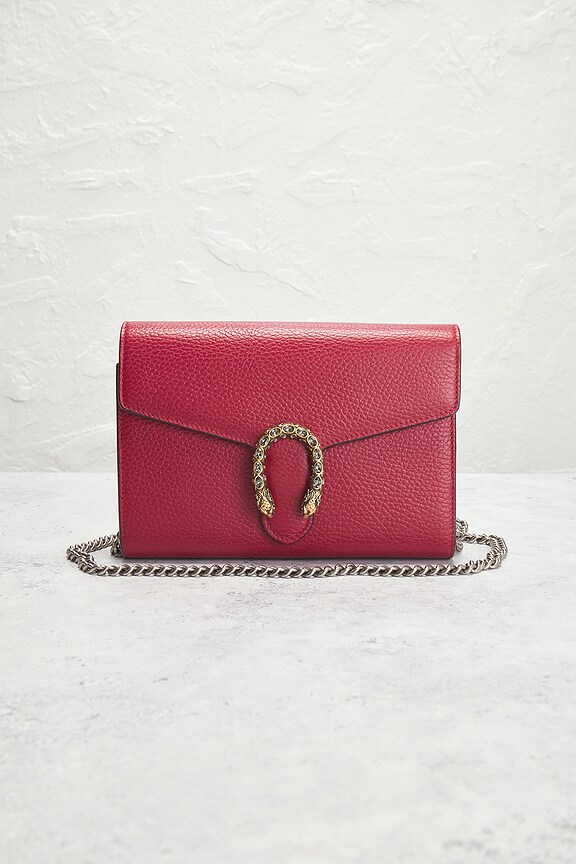 view 2 of 8 Gucci Dionysus Wallet On Chain Bag in Red