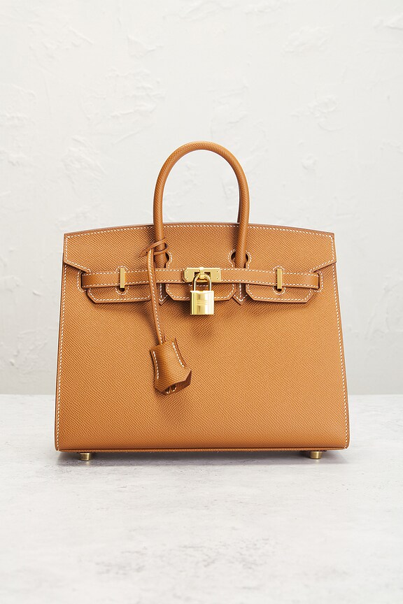 view 2 of 7 BOLSO HERMES in Gold