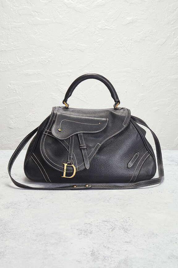 view 2 of 10 Dior Saddle Handbag in Black