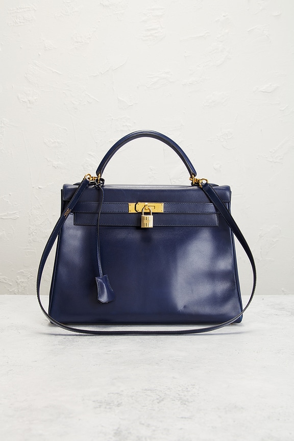 view 2 of 8 SAC À MAIN HERMES in Blue Roy