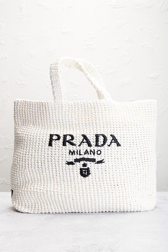 view 2 of 9 PRADA 토트 in White