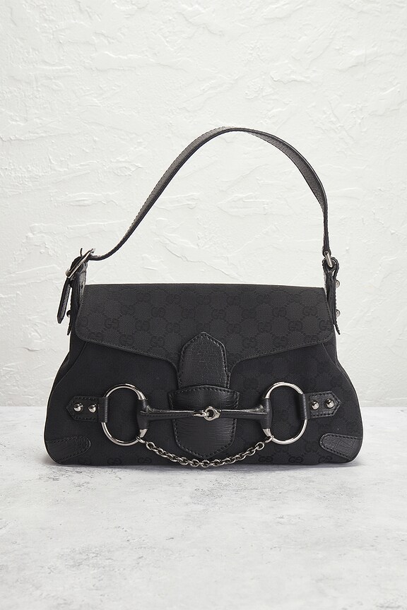 view 2 of 9 Gucci Horsebit 1955 Shoulder Bag in Black