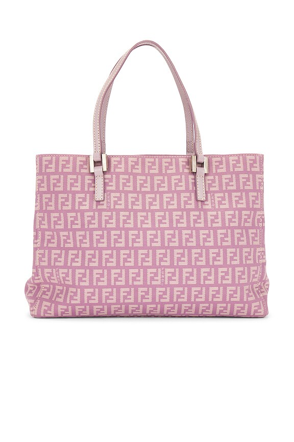 view 1 of 7 Fendi Zucchino Tote Bag in Pink