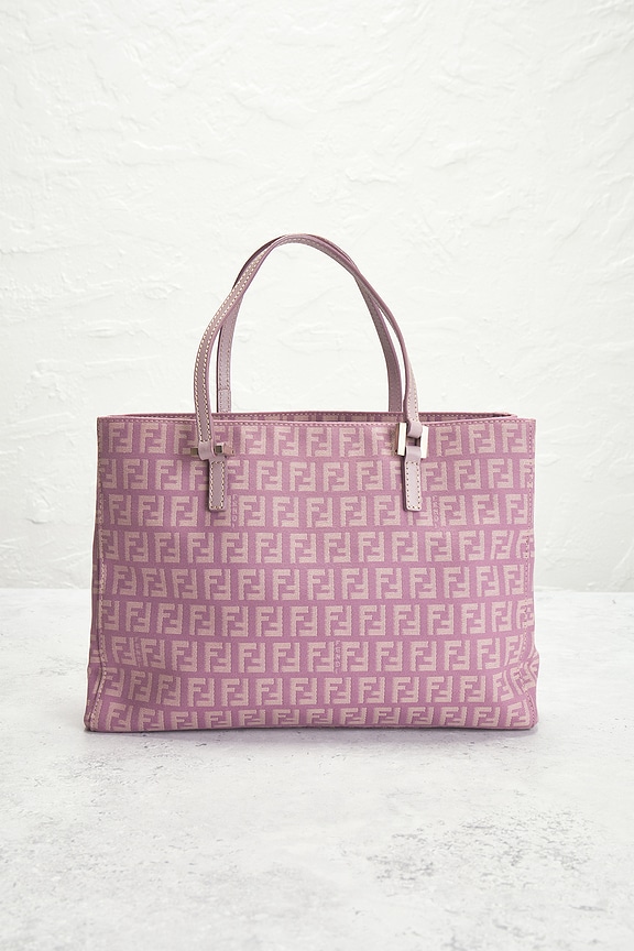 view 2 of 7 Fendi Zucchino Tote Bag in Pink