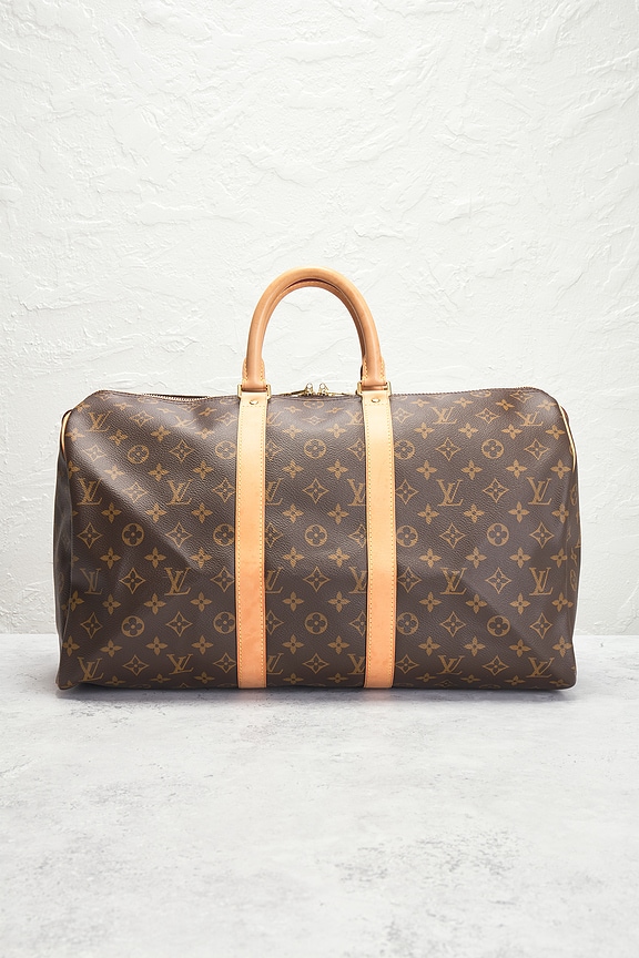view 2 of 7 Louis Vuitton Keepall 45 Duffle Bag in Brown