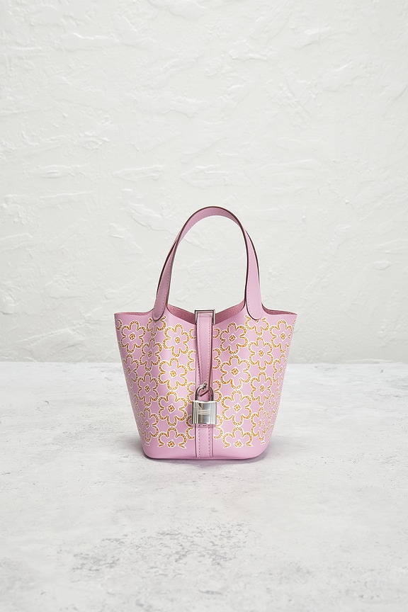 view 2 of 7 HERMES 핸드백 in Mauve Sylvestre
