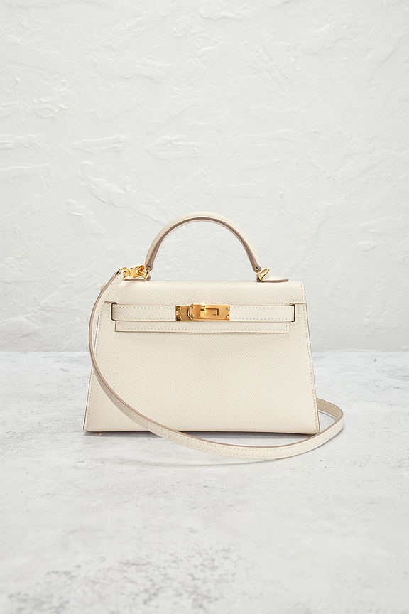 view 2 of 7 SAC À MAIN HERMES in Craie