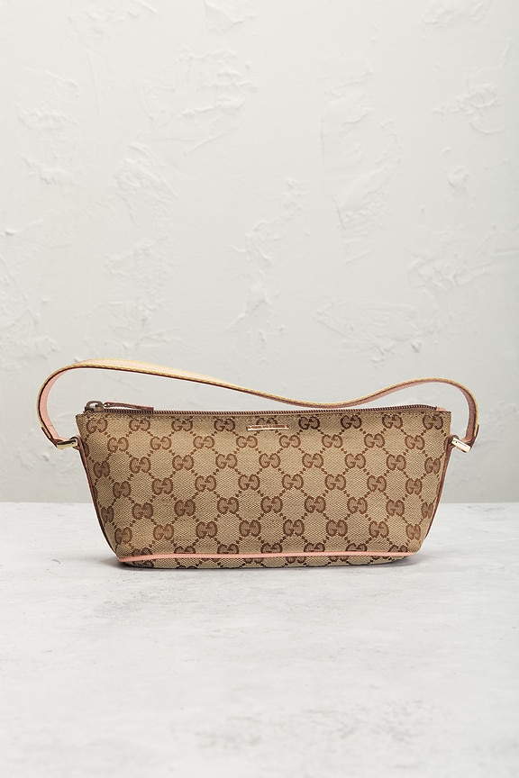 view 2 of 9 Gucci GG Boat Pochette Shoulder Bag in Beige