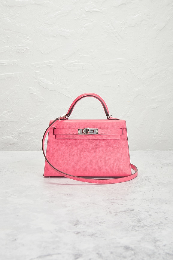 view 2 of 7 SAC À MAIN HERMES in Rose