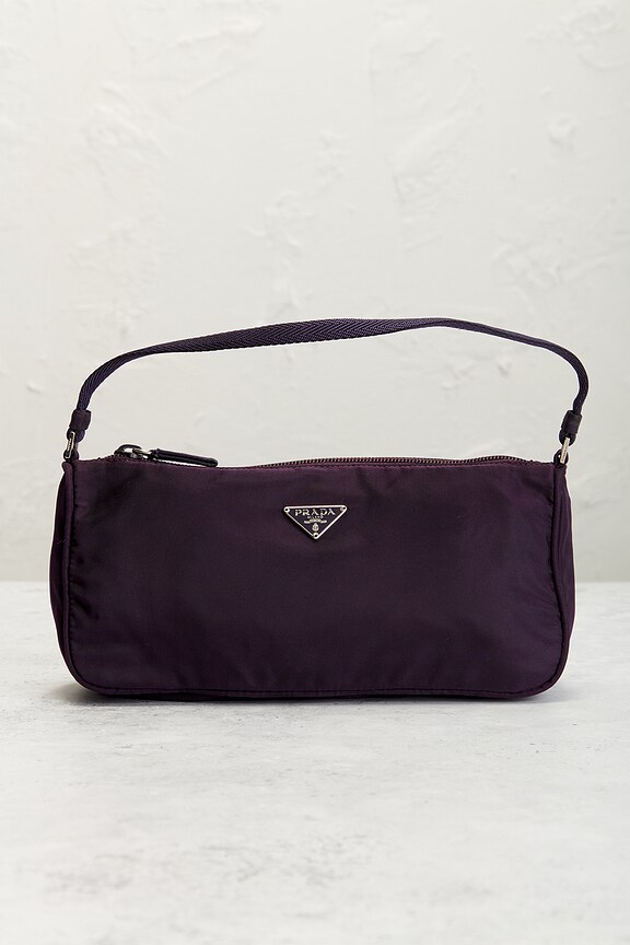 view 2 of 8 Prada Tessuto Shoulder Bag in Purple