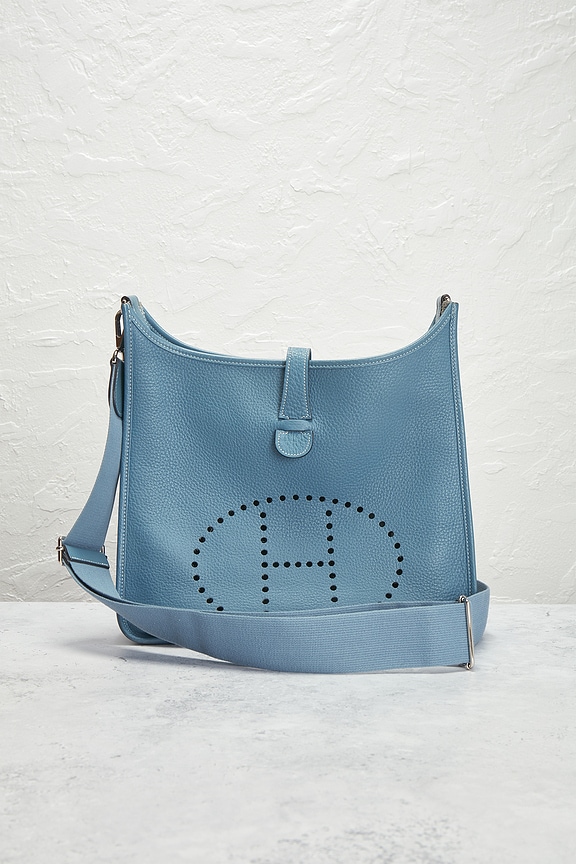 view 2 of 9 HERMES ショルダーバッグ in Bleu Jean