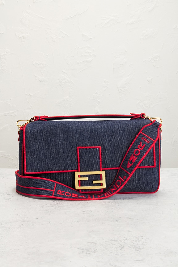 view 2 of 8 SAC PORTÉ ÉPAULE FENDI in Blue & Rosso