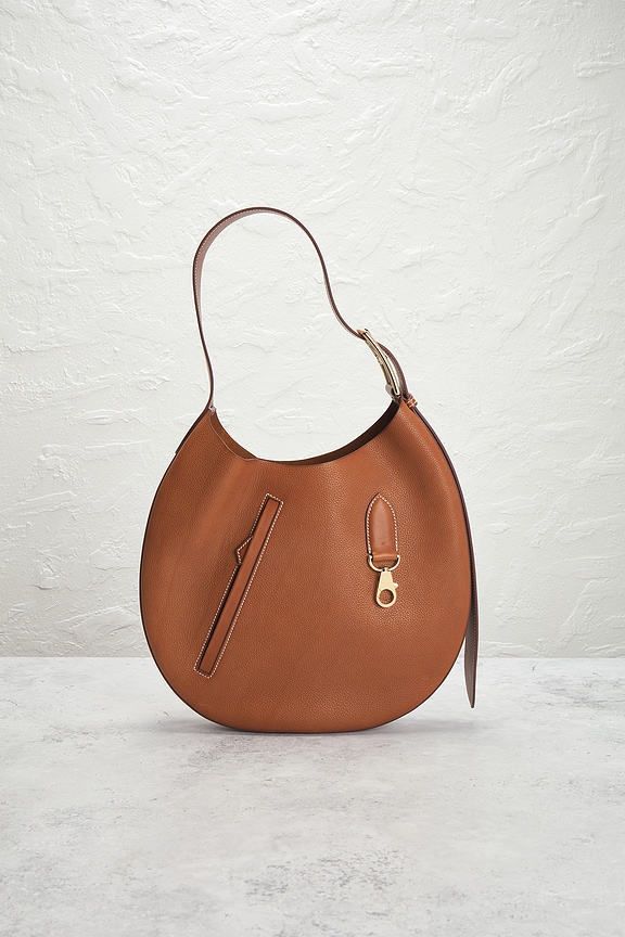 view 2 of 8 СУМКА НА ПЛЕЧО HERMES in Gold