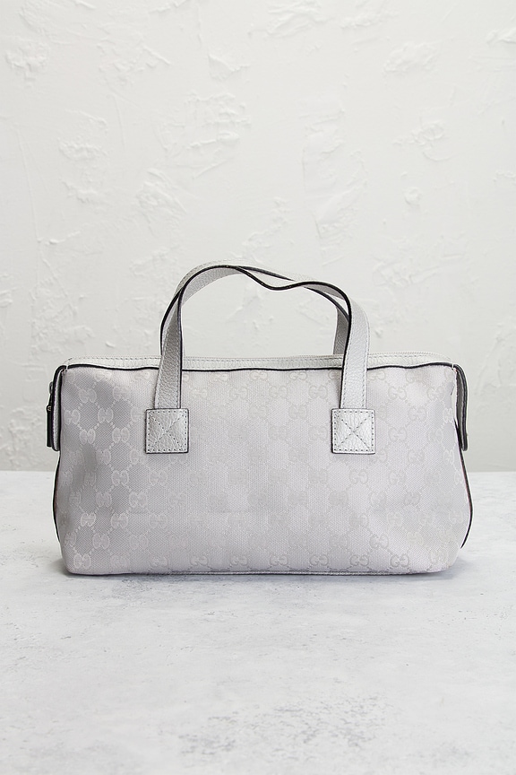 view 2 of 8 Gucci East West Bowling Bag in Silver