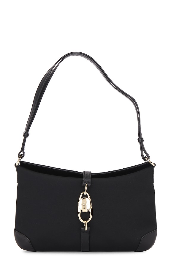 view 1 of 8 Gucci Canvas Shoulder Bag in Black