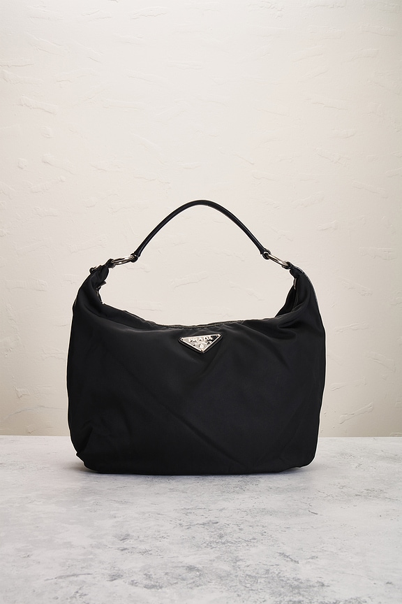 view 2 of 7 Prada Nylon Hobo Bag in Black